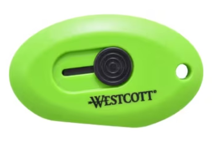 Snijmes Westcott keramisch mini utility cutter groen