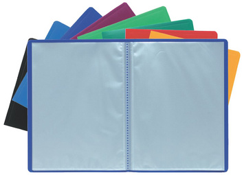 Showalbum Exacompta PP A4 40 tassen opaak blauw