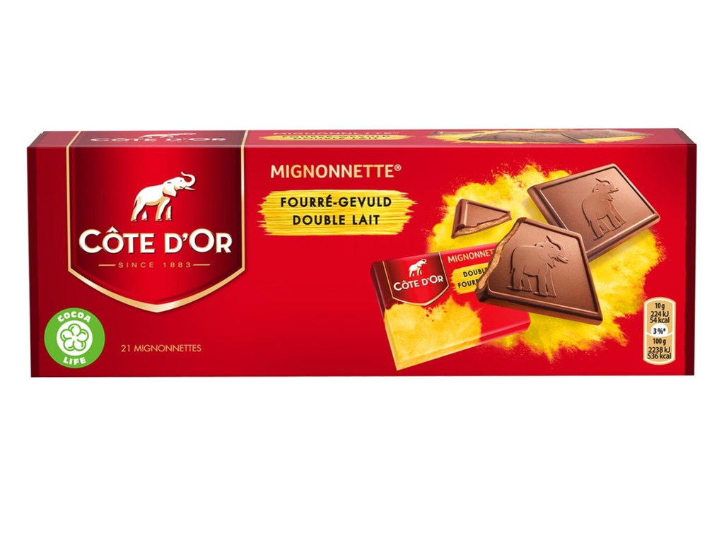 Chocolade Côte d'Or Mignonnettes praliné 10g apart verpakt (21)