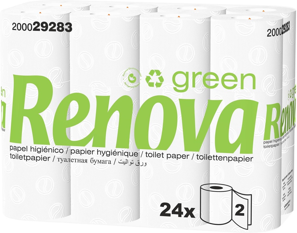 Toiletpapier Renova Green 2-laags 130vel (96)