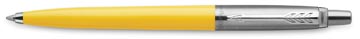 Balpen Parker Jotter Originals blauwe inkt medium punt geel/zilver