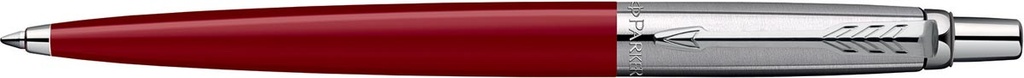 Balpen Parker Jotter Originals blauwe inkt medium punt blister CT rood/zilver