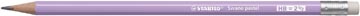 Potlood Stabilo Swano Pastel met gom HB paars