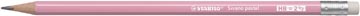 Potlood Stabilo Swano Pastel met gom HB roze