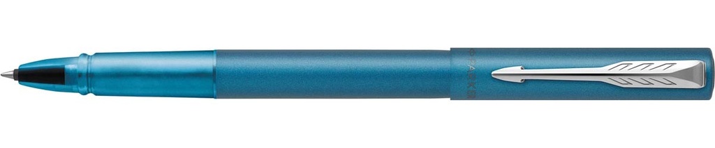 Roller Parker Vector XL zwarte inkt fijne punt giftbox turkoois/zilver