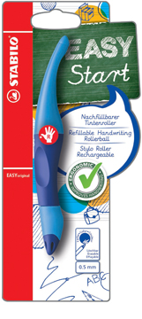Roller Stabilo EasyOriginal blauwe inkt rechtshandig blister blauw