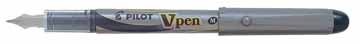 Vulpen Pilot V-Pen Silver wegwerp medium zwart