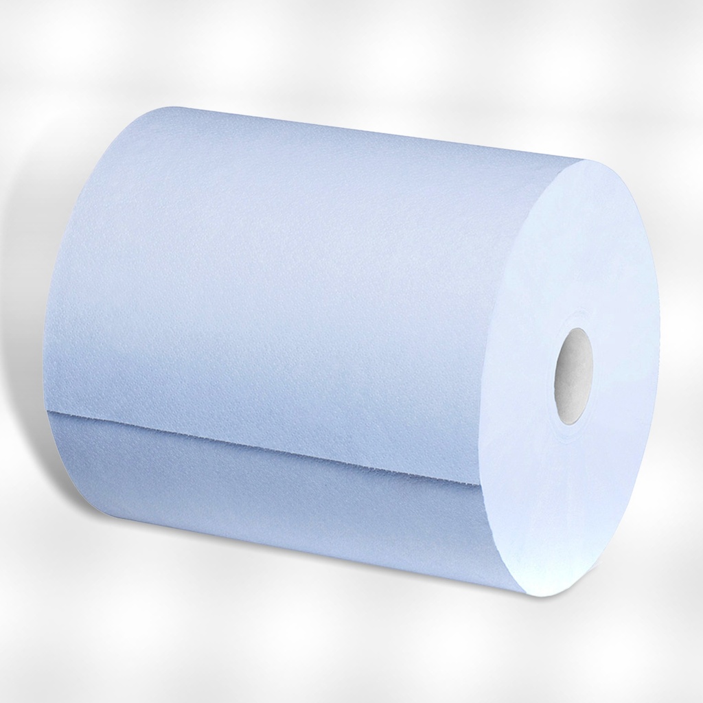 Poetsrol comfort 2-laags 350m 23x35cm blauw (2)