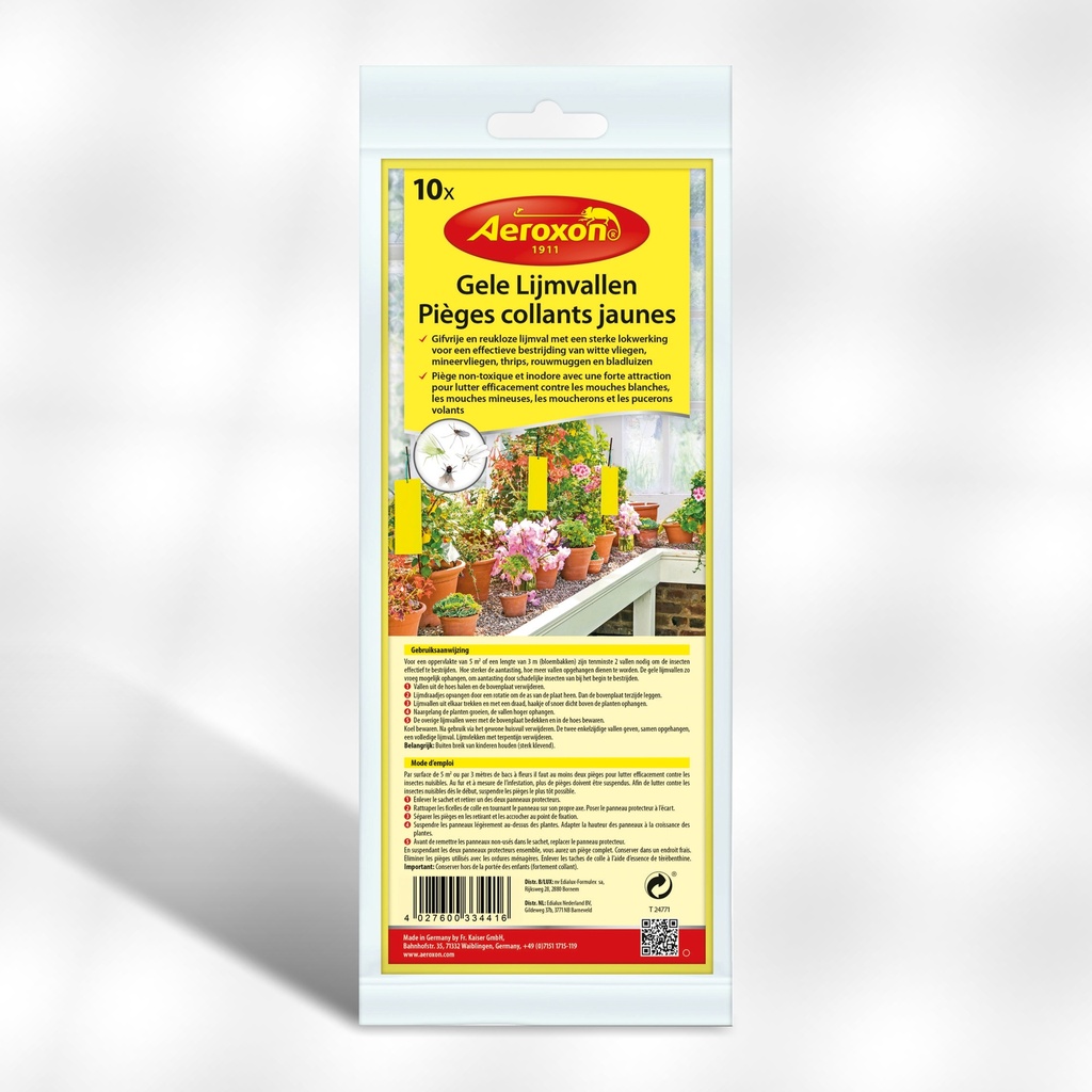 Fruitvlieglijmval Aeroxon geel (10)