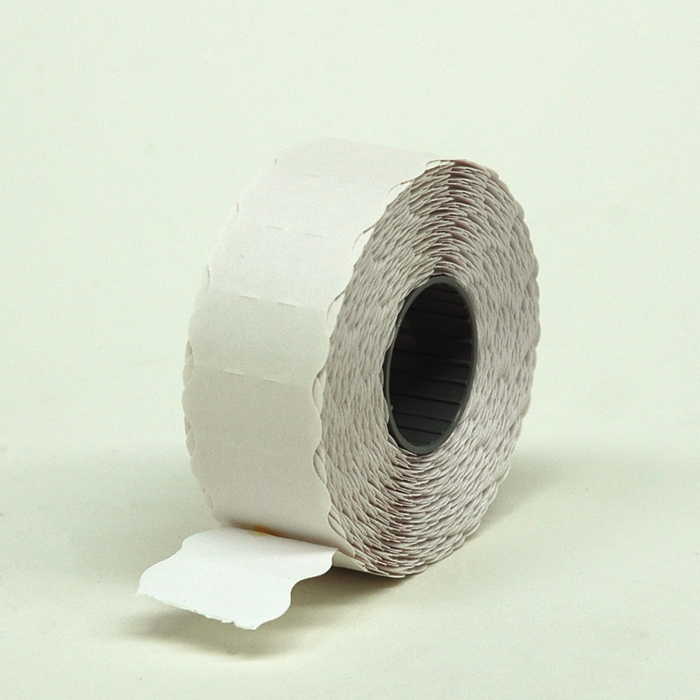 Etiketten Blitz op rol voor Etikettenteertang C6/C8/C10 12x26mm diepvrieslijm wit (1500x36 R) 