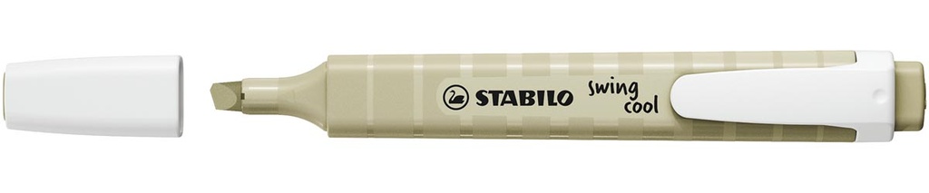 Markeerstift Stabilo Swing Cool Naturecolor mud green groen