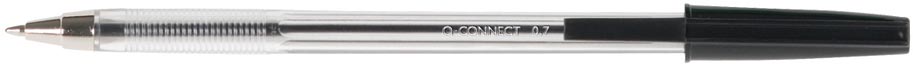 Balpen Q-Connect medium punt 0,7mm zwart (50)