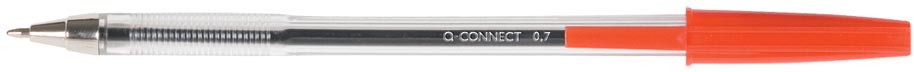 Balpen Q-Connect medium punt 0,7mm rood (50)