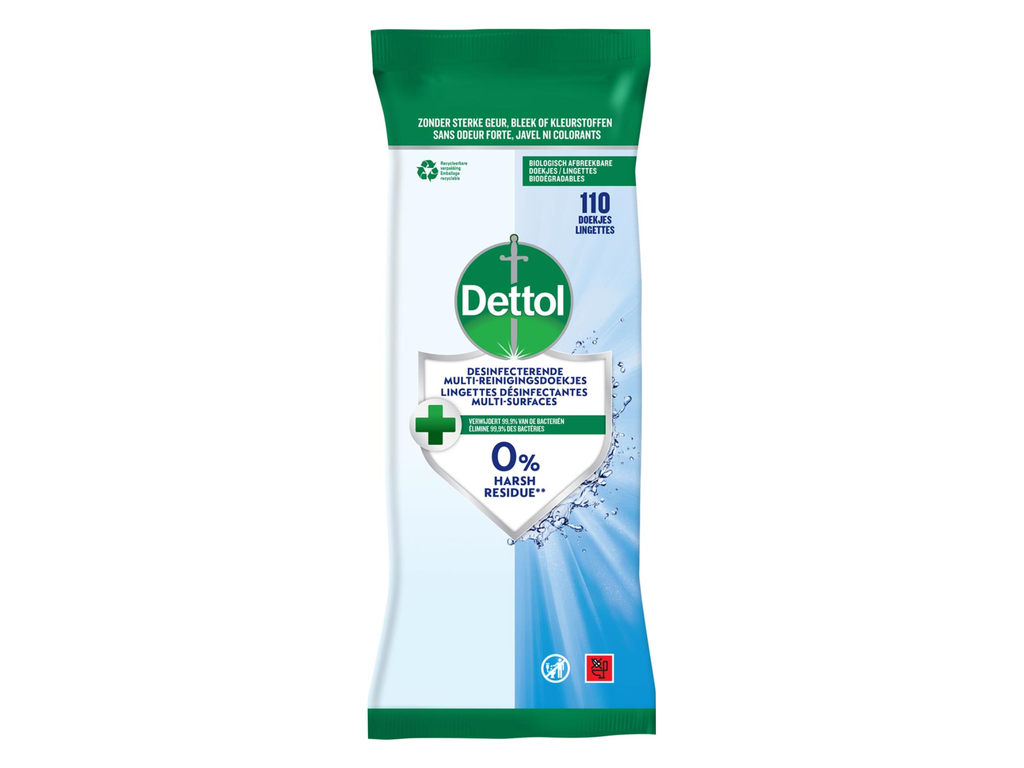 Reiningsdoekjes Dettol desinfecterend (110)