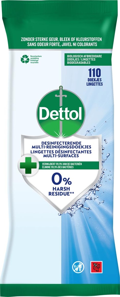 Reiningsdoekjes Dettol desinfecterend (110)