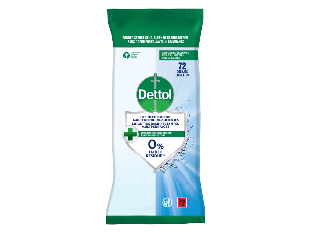 Reiningsdoekjes Dettol desinfecterend (72)
