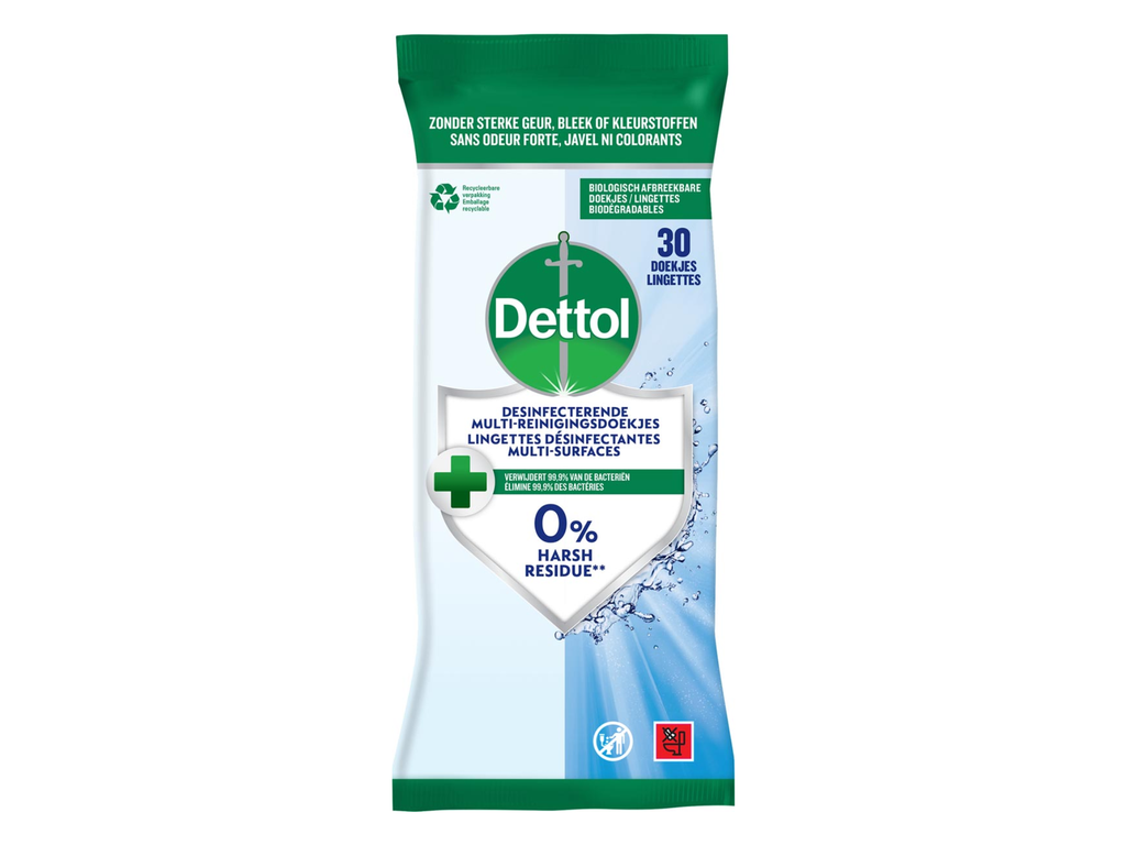 Reiningsdoekjes Dettol desinfecterend (30)