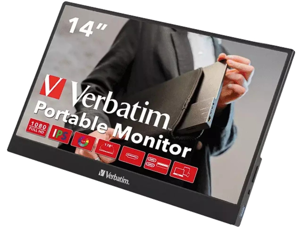 Draagbare monitor Verbatim 14inch full HD