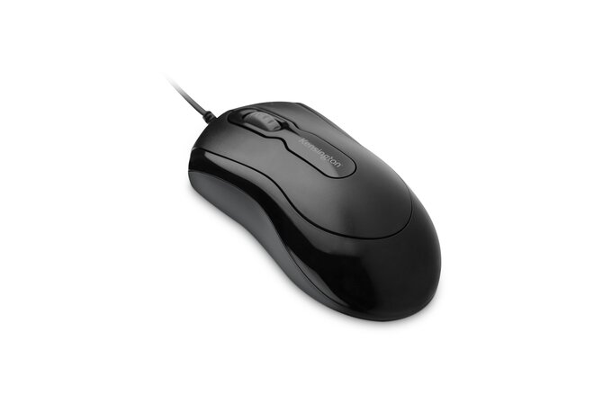 Muis met draad Kensington Mouse-in-a-Box EQ zwart