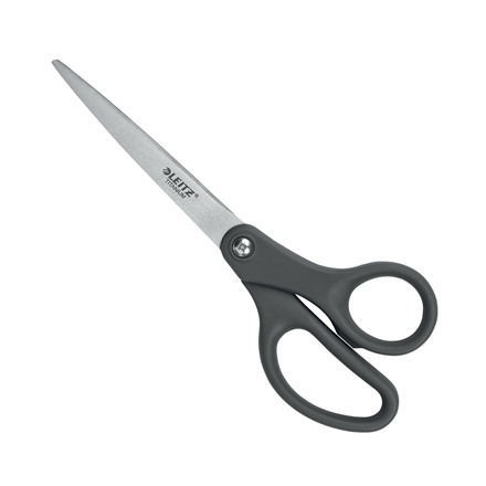 Schaar Leitz Ergo Titanium 180mm donkergrijs