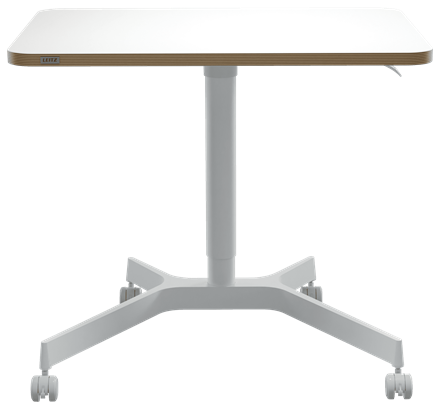Zit-sta bureau pneumatisch Leitz Ergo 80x60cm wit 
