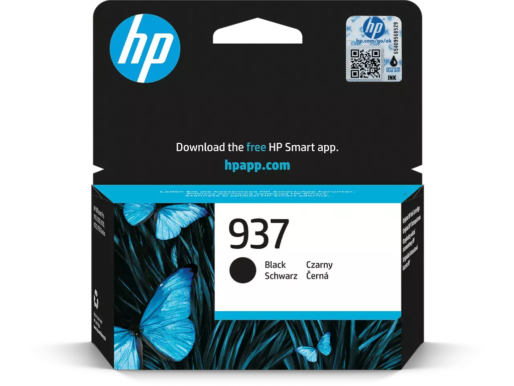 Cartridge HP Inkjet 937 OJ Pro 1450pag. BK