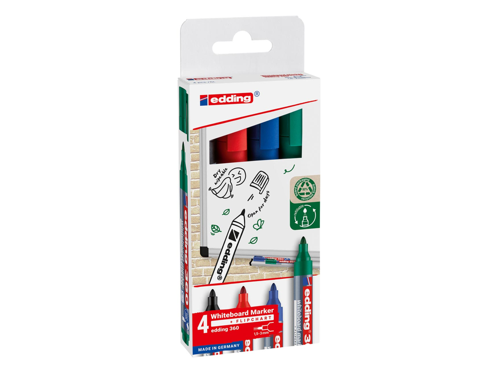 Whiteboard marker Edding E-360 assorti (4)