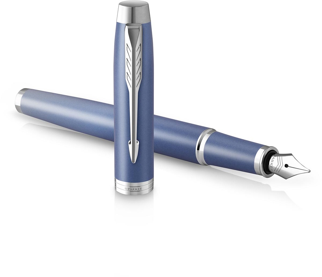Vulpen Parker IM Rituals blauwe inkt medium punt blauw CT in giftbox