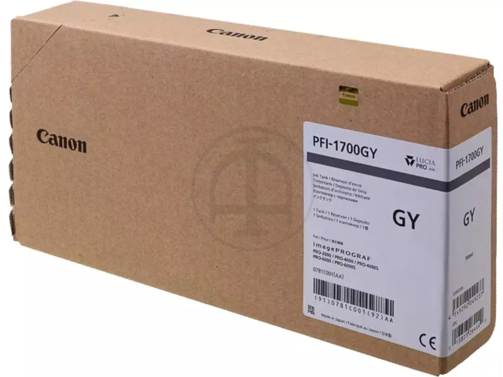 Cartridge Canon Inkjet PFI-1700 imagePROGRAF iPF2000 700ml GY
