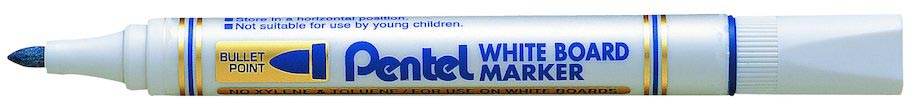 Whiteboardmarker Pentel MW85 blauw