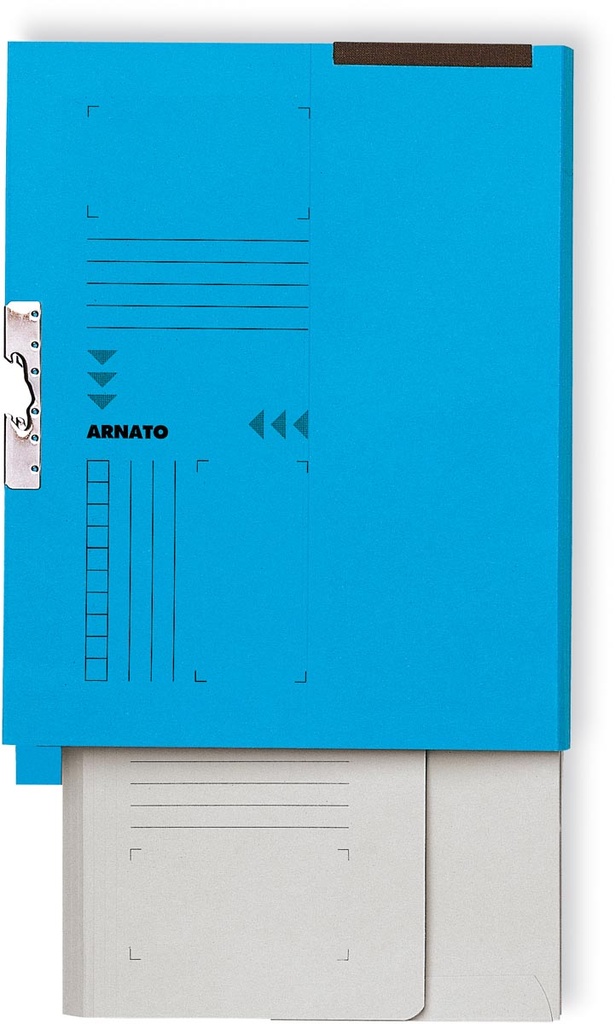 Verzamelmap Jalema Arnato A4 met 1 soufflet en tabrand blauw (100)
