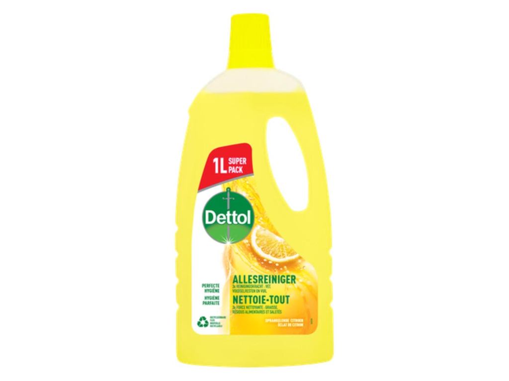Allesreiniger Dettol citroen fles 1L