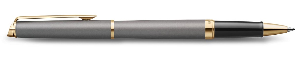 Roller Waterman Hémisphère Metalic fijne punt grijs GT in giftbox