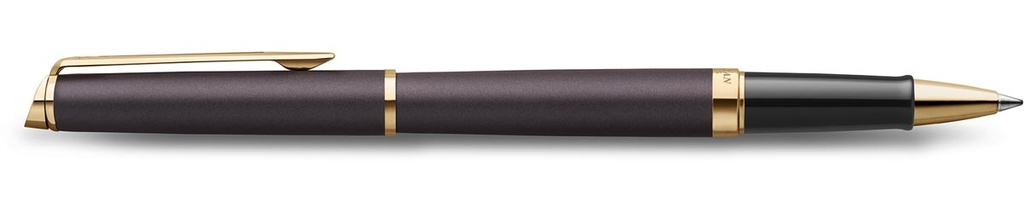 Roller Waterman Hémisphère Metalic fijne punt zwart GT in giftbox