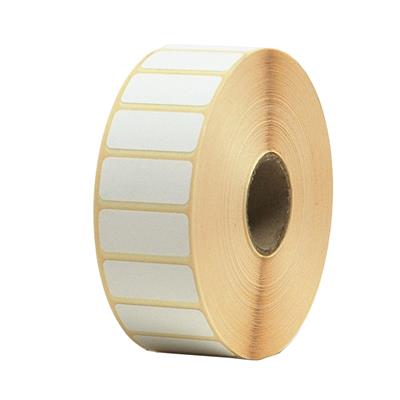 Thermisch etiket op rol 28x12mm kern 25,4mm permanent wit (2800)