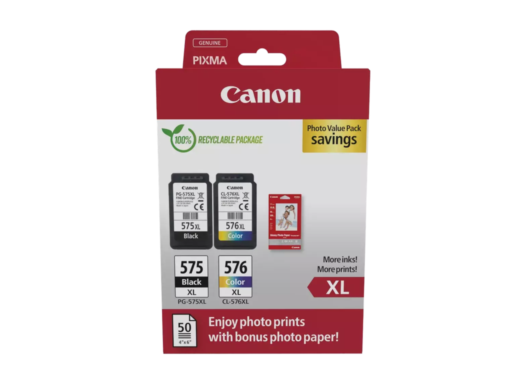 Cartridge Canon PIXMA Inkjet Multi Value Pack PG-575XL/CL-576XL