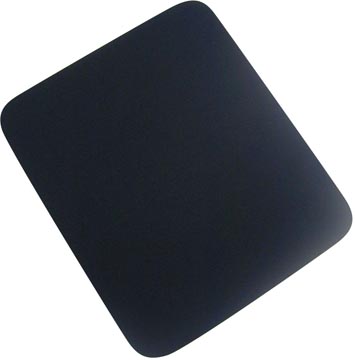 Muismat Q-Connect economy 22x33cm zwart