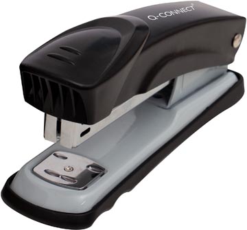 Nietmachine Q-Connect metaal half strip 25vel zwart
