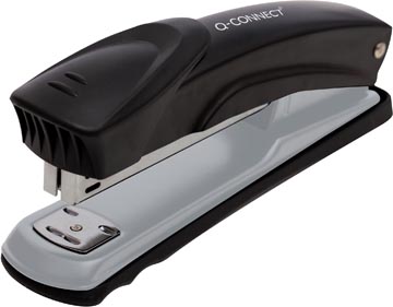 Nietmachine Q-Connect metaal full strip 20vel zwart