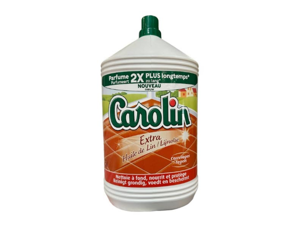 Vloerreiniger Carolin extra lijnolie fles 5L