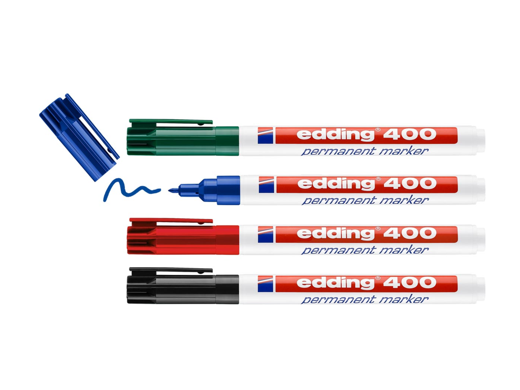 Permanent marker Edding 400 assorti (4)