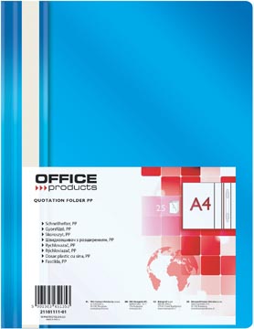 Snelhechtmap Office Products A4 blauw