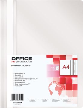 Snelhechtmap Office Products A4 wit