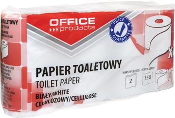 Toiletpapier Office Products 2-laags 150vel wit (8)