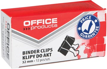 Foldbackclip Office Products 32mm zwart (12)