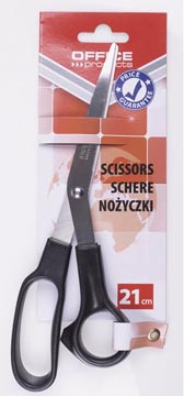 Schaar Office Products 21cm blister zwart