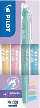 Markeerstift Pilot FriXion Light Soft roze, oranje, groen, blauw set (4)