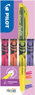Markeerstift Pilot FriXion Light roze, oranje, geel, violet set (4)
