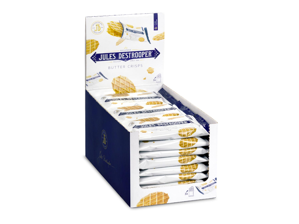 Boterwafels Jules Destrooper verpakt per 3