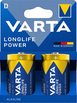 Batterij Varta Longlife Power D (2)